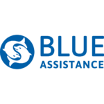 Blue assistance logo