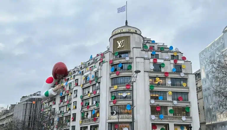 Louis Vuitton x Yayoi Kusama flagship store facade